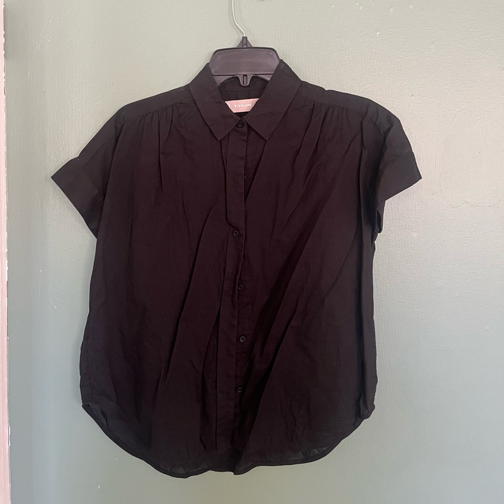 Everlane Black Button Down Shirt